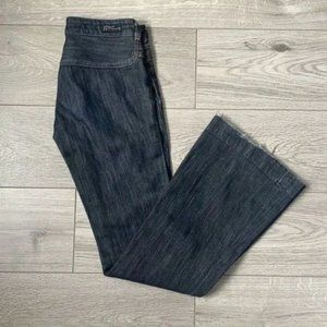 Citizens of Humanity blue denim low waist boot cut trouser fit stretch size 26 W
